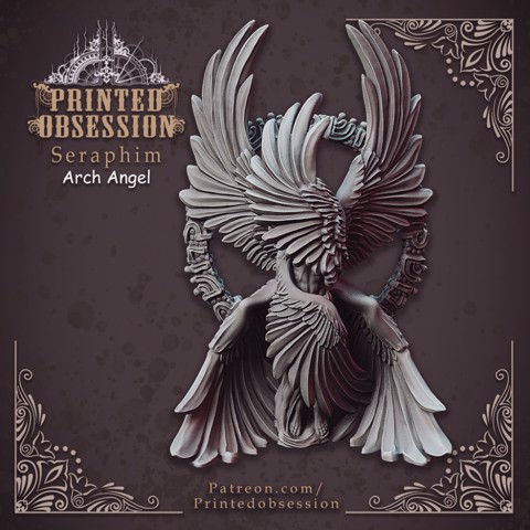 Image of Seraphim - Archangel - Heaven Hath No Fury - 32 mm scale [Pre-supported]