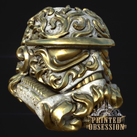 Image of Rococo Scroll Trooper Helm