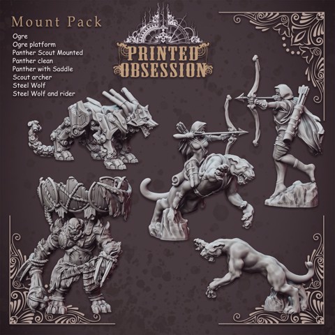 Image of Mounts Pack - Value Pack - 32 mm scale
