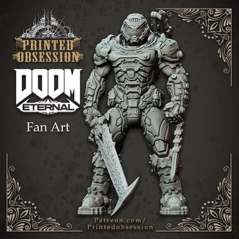 Image of Doom Guy - Doom Eternal - 30cm Model