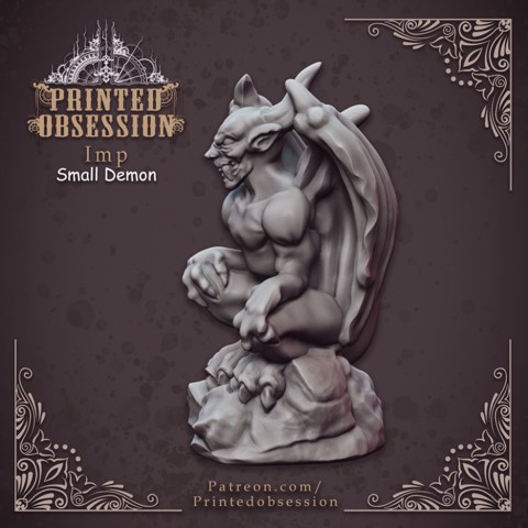 Image of Imp - Tiny Demon - Hell Hath No Fury - 32mm Scale (Pre-supported)