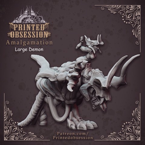 Image of Amalgamation - Large Monster - Hell Hath No Fury - 32mm scale (Pre-supported)