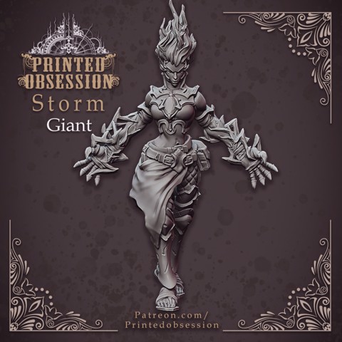 Image of Female Storm Giant - Giant - 32 mm scale miniature