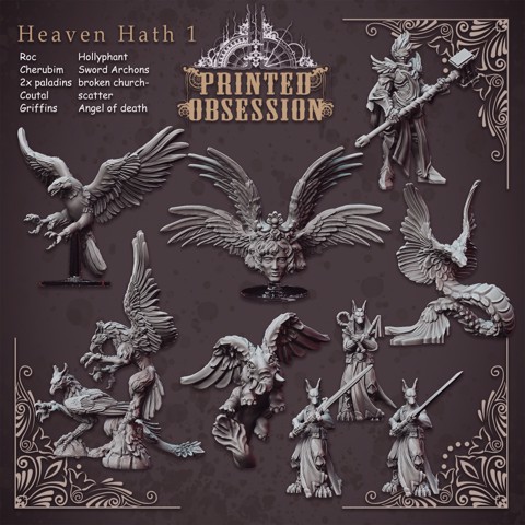 Image of Heaven Hath No Fury - Pack 1 - 15+ models [Pre-supported]