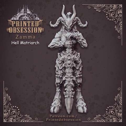 Image of Zamma - Hell Boss - Hell Hath No Fury - Scale 32mm (Pre-supported)