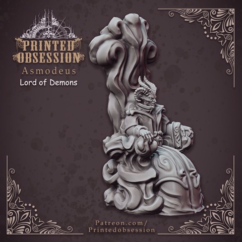 Image of Asmodeus - Lord of Hell - 32mm Scale (Pre-supported)