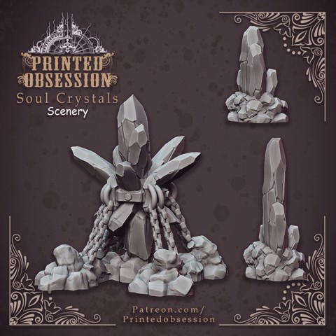 Image of Soul Crystals - Scenery - Hell Hath No Fury - 32mm scale (Pre-supported)