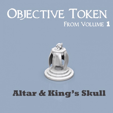 Image of Objective Token : Altar & King's Skull