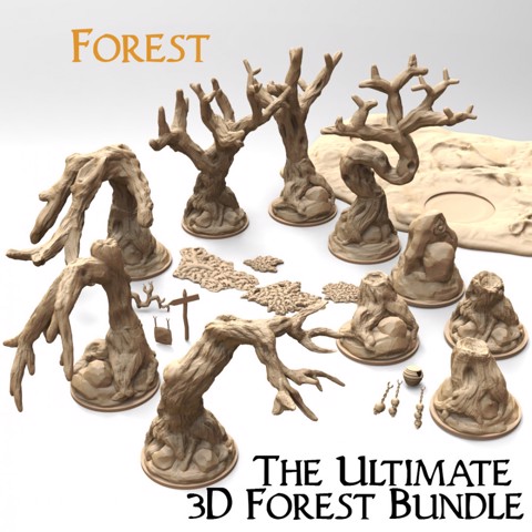 Image of The ultimate 3d forest bundle for wargame