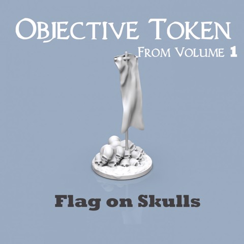 Image of Objective Token : Flag on Skulls
