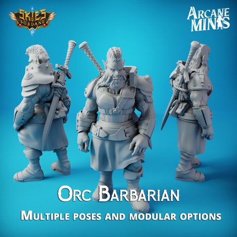 Image of Orc Barbarian - Cin'dar Navy