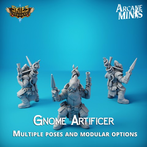 Image of Gnome Artificer - Cin'dar Navy