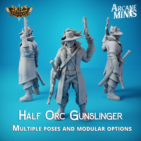 Image of Half-Orc Gunslinger - Merchant Guilds