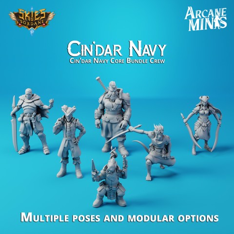 Image of Cin'dar Navy - Core Crew