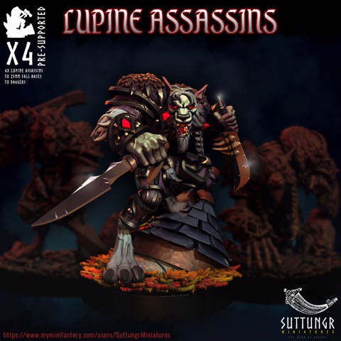 Image of Lupine Assassins - Pre Supported