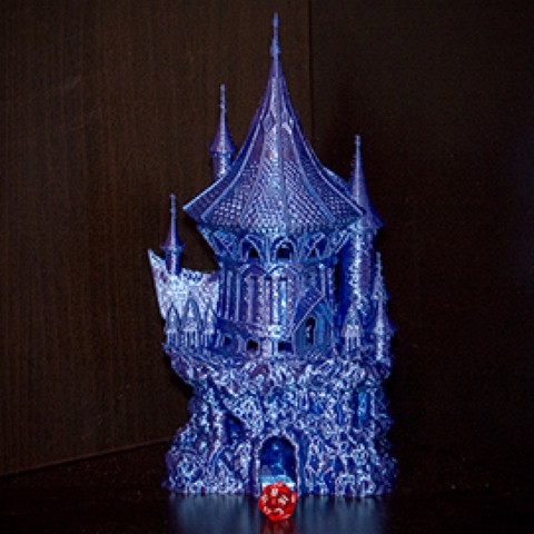 Image of Sorcerer Dice Tower (Decorative Tower NOT included) SUPPORT FREE!