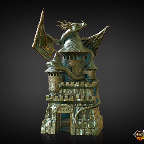 Image of Game Master Dice Tower (Decorative Tower NOT included) SUPPORT FREE!