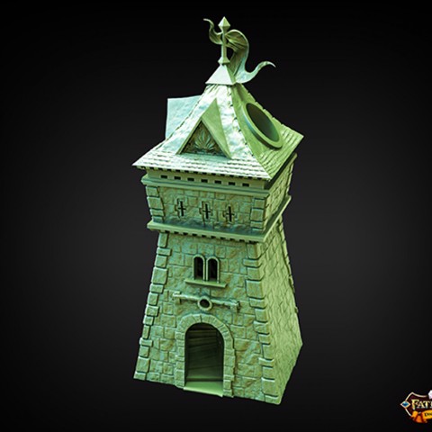 Image of Ranger Dice Tower (Decorative Tower NOT included) SUPPORT FREE!