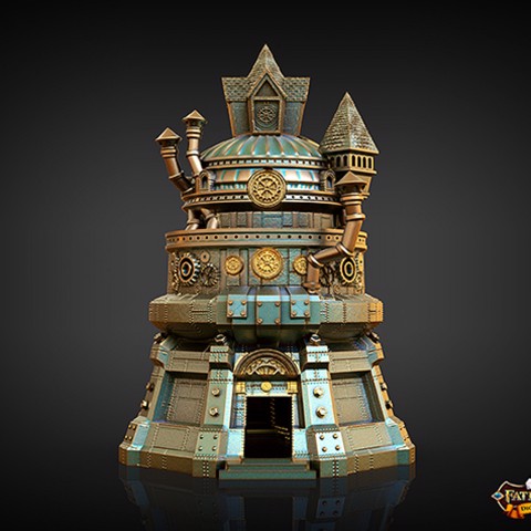Image of Artificer Dice Tower (Decorative Tower NOT included) SUPPORT FREE!