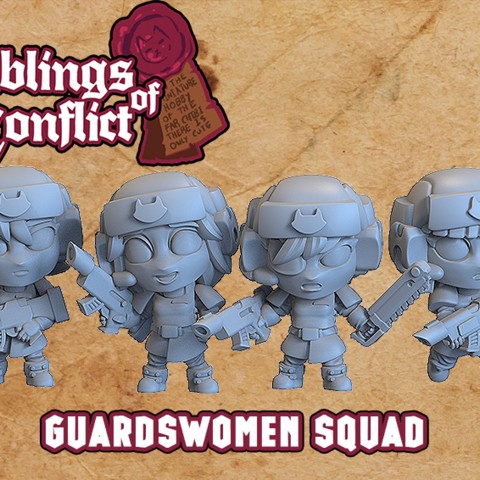 Image of Guardswomen squad