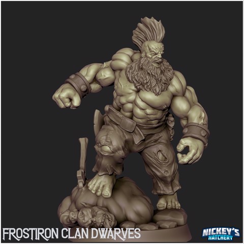 Image of Frostiron Dwarf Warriors - The Frostiron Clan
