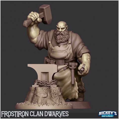 Image of Dwarf Blacksmith - The Frostiron Clan