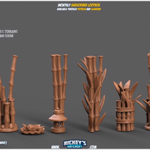 Image of Bamboo Scatter Terrain Pack