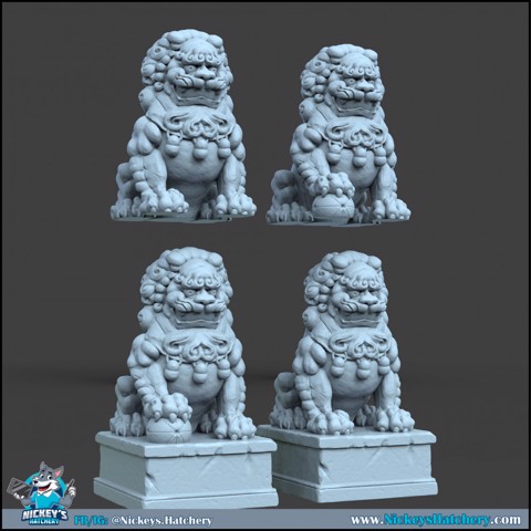 Image of Lion Statues