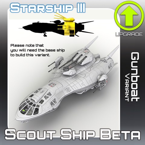 Image of Scout Ship Beta Gunboat Variant