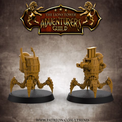 Image of Spider Turret & Spider Bomb set - 32mm scale miniatures