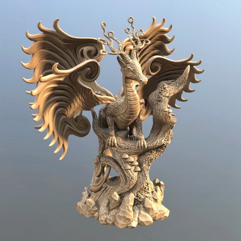 Image of Eirvu, Dragon of the Fae