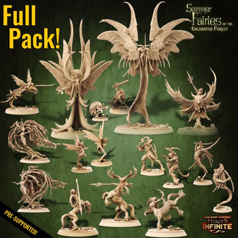 Image of FULL PACK Summer Fairies Of the Enchanted Forest