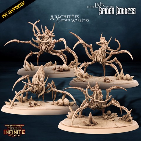 Image of Arachnites Chosen Warriors Pack (4 different models)