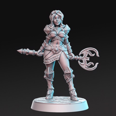 Image of Emerald - Female Wizard - 32mm - DnD