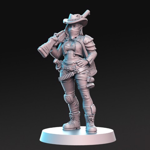 Image of Lonewolf - From Wasteland - 32mm - DnD -