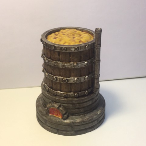 Image of Large Brewing Vat for 28mm table top gaming