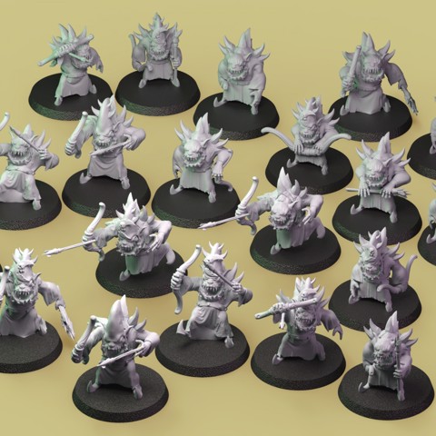 Image of 20 Black Goblins Archers