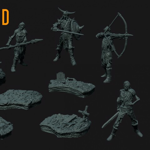 Image of GRAVEYARD undead set