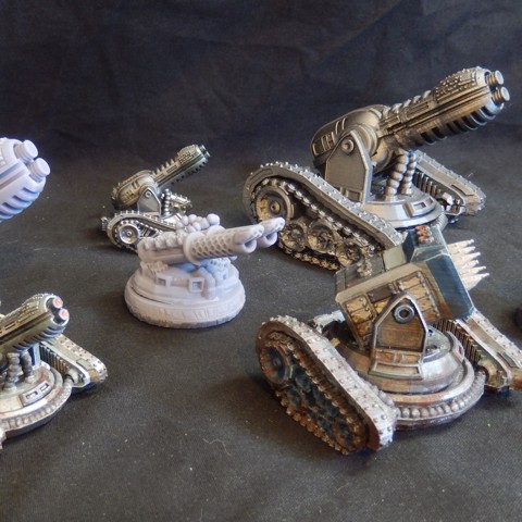 Image of Automated mobile defence turrets (Sci Fi Miniatures)