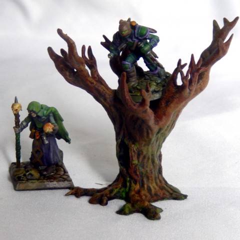 Image of Tree with crack for tabletop games
