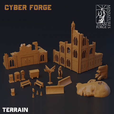 Image of CyberForge Terrain Set 1