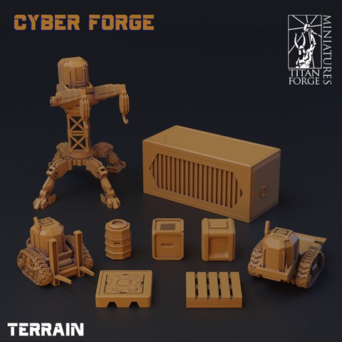 Image of CyberForge Terrains set 2