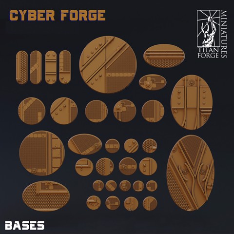 Image of CyberForge Bases Set 1