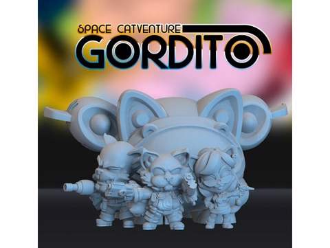 Image of Space Catventure Gordito Playset