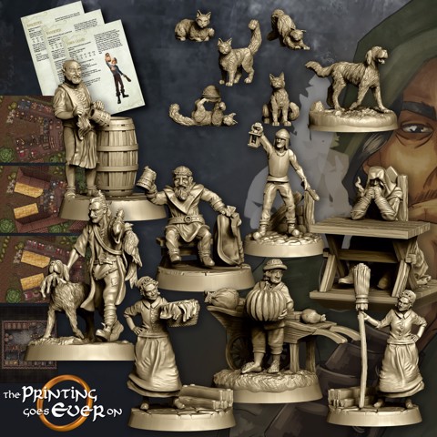 Image of Townsfolk Complete Bundle - Presupported