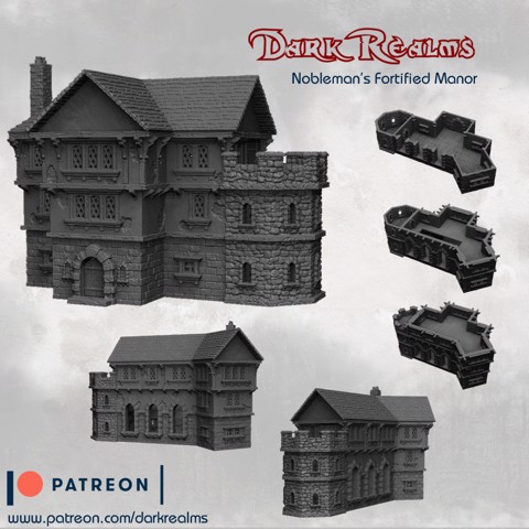 Image of Fantasy Scenery - Fortified Manor