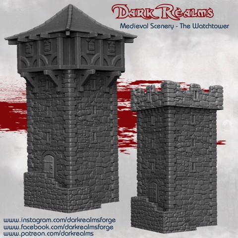 Image of Medieval Scenery - The Watchtower