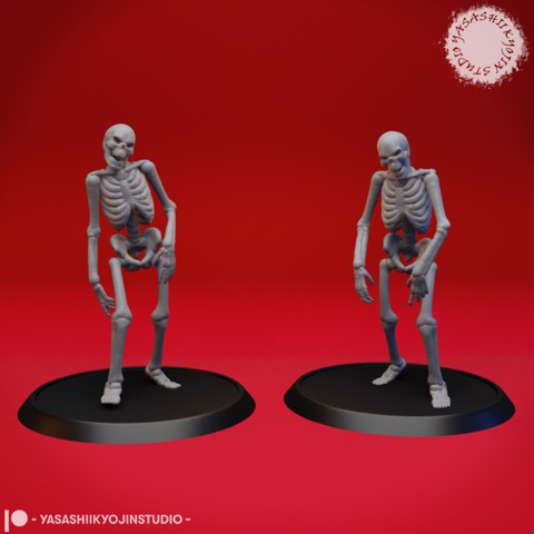 Image of Undead Skeleton Walkers - Tabletop Miniature