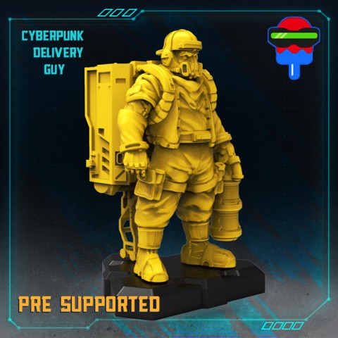 Image of CYBERPUNK DELIVERY GUY