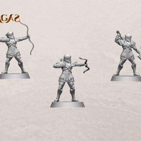 Image of Realm of Eros archers pack (3 miniatures)